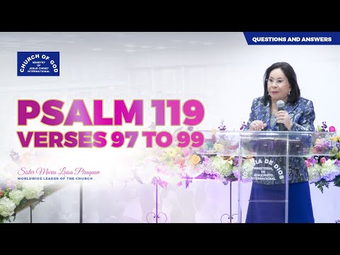 (English) Psalm 119 v. 97 to 99 by Sr. Maria Luisa Piraquive