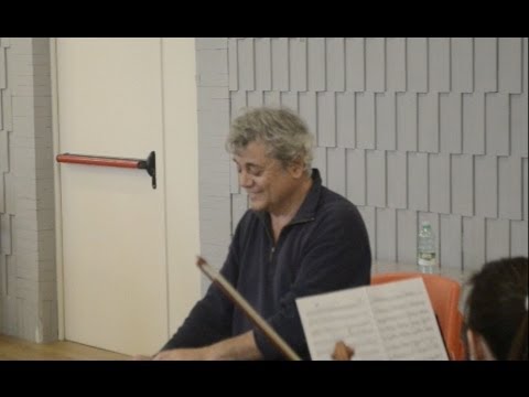 Bruno Aprea prova la Prima Sinfonia di Brahms - Quarto Movimento