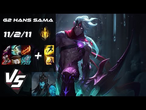 G2 Esports Hans Sama BOTTOM Varus vs Kalista - EU Challenger Patch 14.23