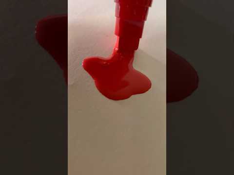 Activating a HUGE ❤️ POSCA Marker! #shorts #posca #red