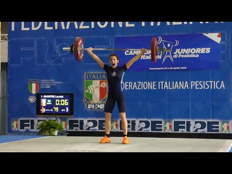 Sollevamento pesi. L'urlo di Lucrezia Magistris: per lei titolo e record italiano juniores