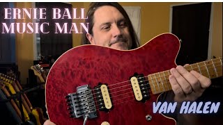 Video thumbnail for Red Ernie Ball Music Man Van Halen by Marty5150