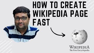 How to Create Wikipedia Page | Learn Wikipedia | Wikipedia Page Creation 10-Minu