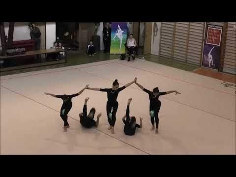 Přebor Prahy ve společných skladbách 2022 - společné skladby juniorek