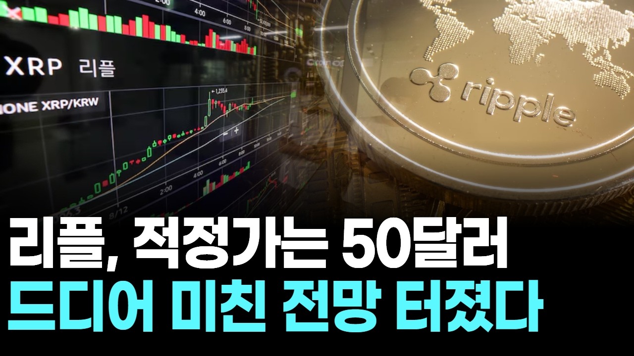 리플, 적정가는 50달러…드디어 미친 전망 터졌다