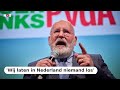 Frans Timmermans (GroenLinks-PvdA) reageert op de exitpoll