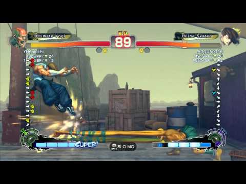 SSF4 AE: YHCmochi (Dhalsim) vs ACQUA0316 (Yang) - Ranked Match (720p HD)
