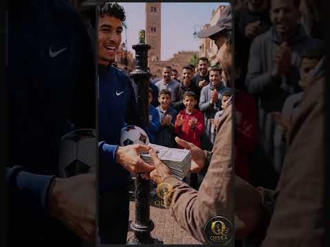 😱تحدي 10,000 درهم🤑..شاهد التسديدة الخرافية شنو دارت فـ الدرب! 🇲🇦⚽ #football #morocco #viral #shorts
