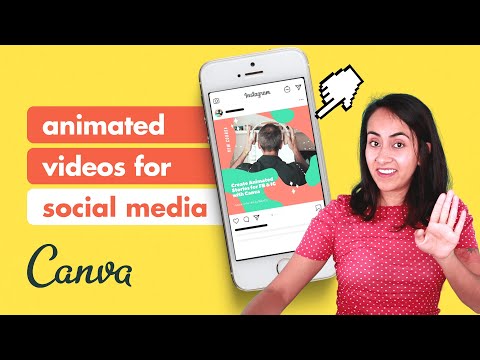How to create ANIMATED VIDEOS for SOCIAL MEDIA in Canva