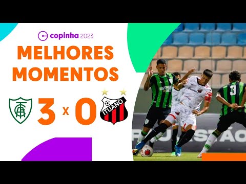 Gols e lances de América-MG x Ituano