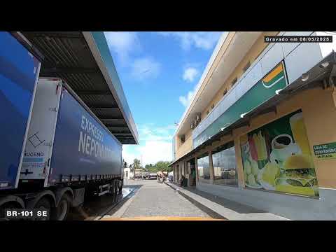BR-101 SE. [Sul do estado]: Umbaúba e Cristinápolis. Divisa SE/BA. Gravado em 08/05/2025.