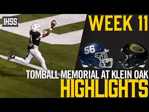 Dramatic Finishes in High School Football: Tomball Memorial vs. Klein Oak Highlights