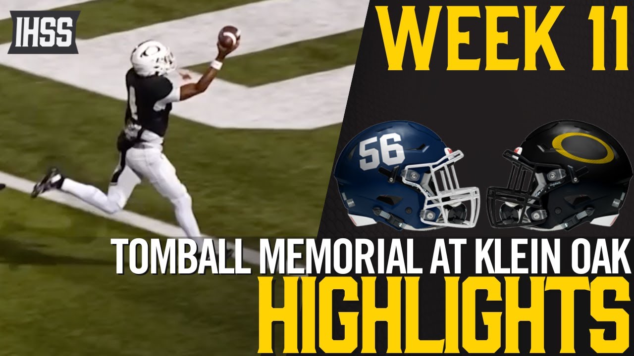 Dramatic Finishes in High School Football: Tomball Memorial vs. Klein Oak Highlights
