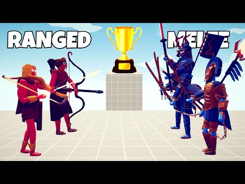 SECRET RANGED UNIT vs SECRET MELEE UNIT - TOURNAMENT - Totally Accurate Battle Simulator TABS