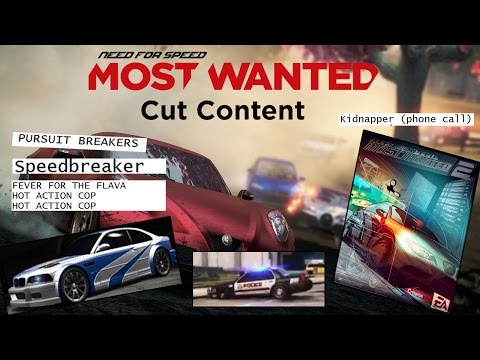 Need For Speed Most Wanted 2012 - Cut Content & Concepts