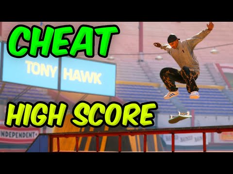 Tony Hawk's Pro Skater 1+2 How to Cheat Your High Score Using A Wallplant Grind