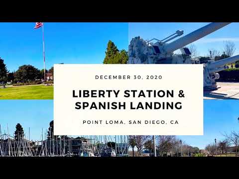 Liberty Station- Spanish Landing Walking tour. San Diego, California.