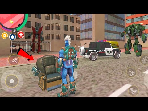 Rope Hero: Vice Town (Magical Sofa on Road) Rope Hero Drive Chair Car - Android Gameplay HD