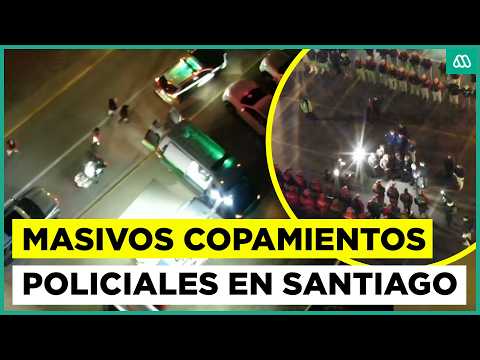 Nuevos copamientos policiales en Lo Barnechea y en el metro