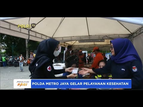POLDA METRO JAYA GELAR PELAYANAN KESEHATAN PETUGAS PEMILU