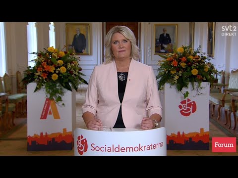 Socialdemokraternas Almedalstal 2021 (Lena Rådström Baastad)