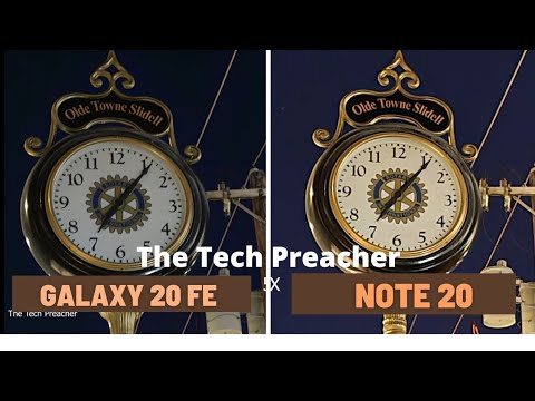 Samsung Galaxy S20 FE Vs Galaxy Note 20 Ultra Camera Comparison | LOW LIGHT ONLY!!! | $600 Vs $1200