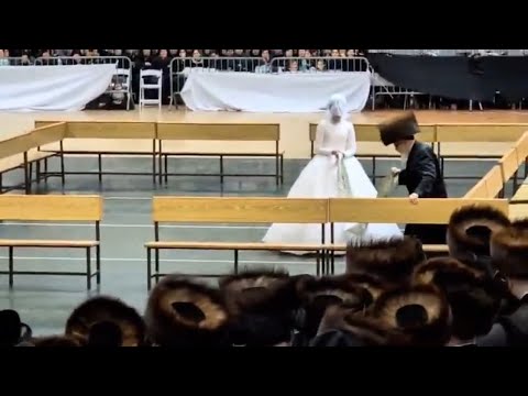 Skver Rebbe Dances Mitzvah Tantz At His Grandchild’s Wedding