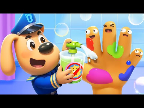Lávate Las Manos 🧼 Dibujos Animados 🔍Sheriff Labrador en Español
