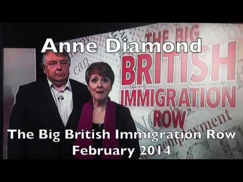 Anne Diamond - The Great British Immigration Row - February 2014