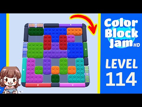 Color Block Jam Level 114 Solution Walkthrough