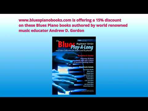 Blues Piano books authored by Andrew D. Gordon available from www.bluespianobooks.com