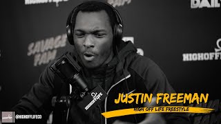 JUSTIN FREEMAN taps into RAP GOD Mode! | #HighOffLife Freestyle 020
