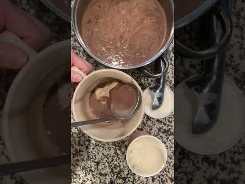 Hot Cocoa x Vanilla Ice Cream ❤️ #shorts