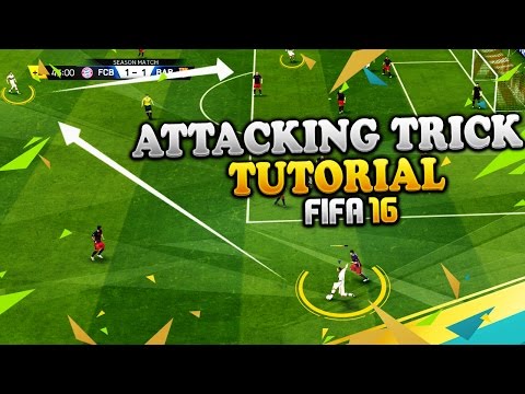 FIFA 16 NEW HIDDEN ATTACKING TRICK TUTORIAL / SECRET METHOD FOR SCORING EASY GOALS
