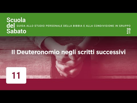 Scuola del Sabato n. 11 – 11 dicembre 2021