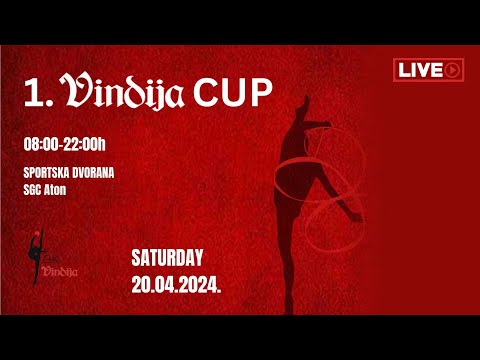 1. Vindija Cup u ritmičkoj gimnastici - SUBOTA 20.04.2024. - 2. dio