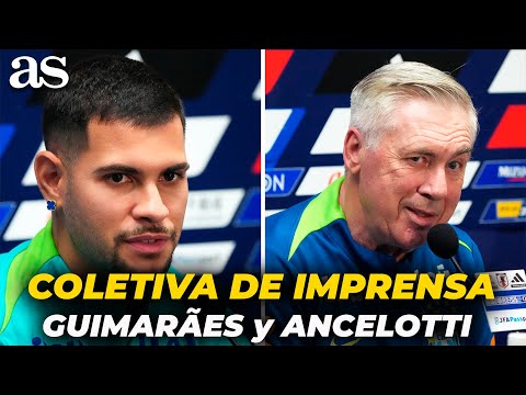 COLETIVA DE IMPRENSA: GUIMARÃES y ANCELOTTI en la SELEÇÃO BRASILEIRA