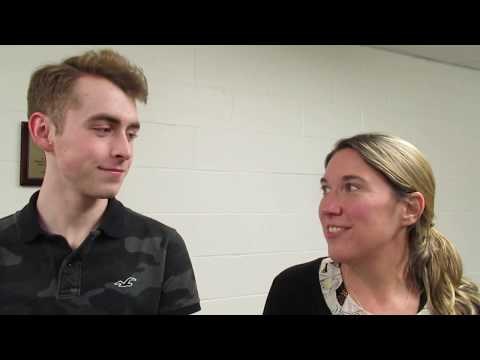 Jared Casey - Meghan Beaulieu (Coach)  - Danvers High Swim Team