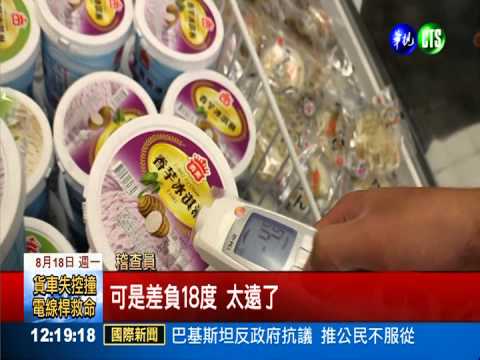 超市賣場冰箱不夠冷 保鮮沒保障!
