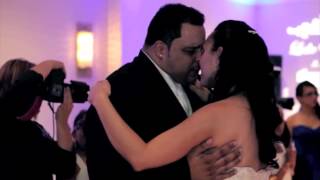 Luke James surprises bride at wedding