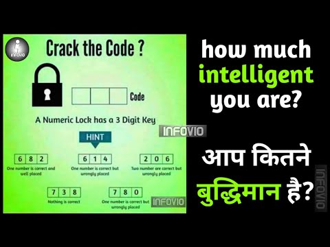 crack the code numeric lock 3 digit key | #infovio #puzzle #puzzleadda