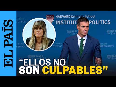 SÁNCHEZ, preguntado en Harvard por los casos judiciales de su entorno: «No son culpables» | EL PAÍS