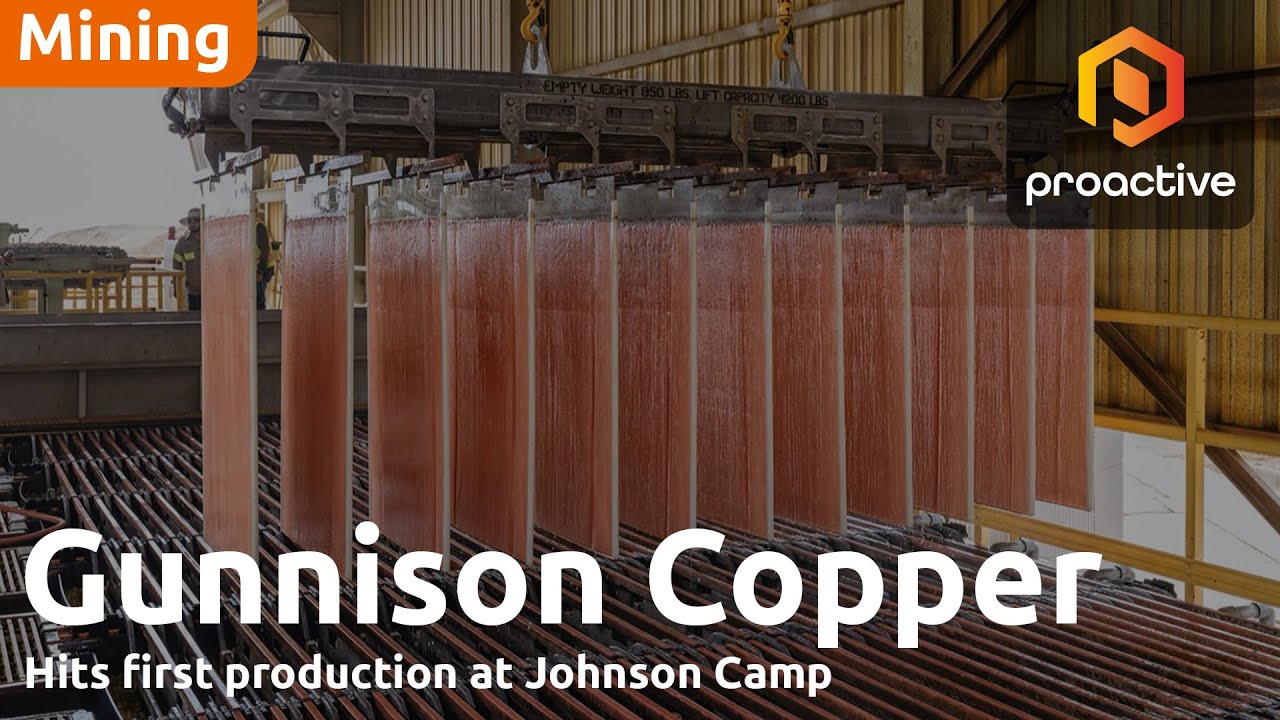 Gunnison Copper achieves first production at Johnson Camp mine, establishing new U.S. copper supply