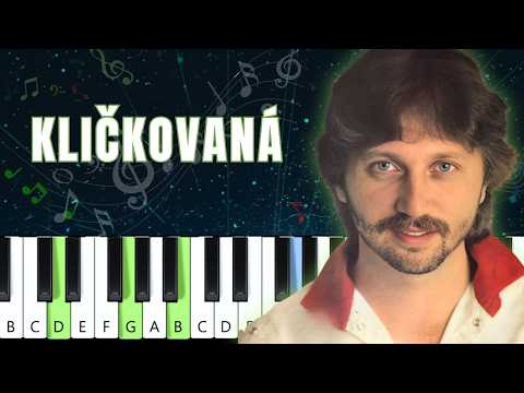 Dalibor Janda - Hráli jsme kličkovanou (piano tutorial | noty | MIDI | české písničky)