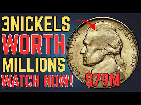 If You Have These 3 Jefferson Nickels You're RICH - They're Worth MILLIONS!
