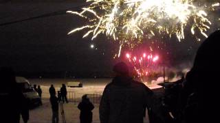preview picture of video 'Новогодний фейерверк салют Архангельск 2015 Fireworks in Arkhangelsk'