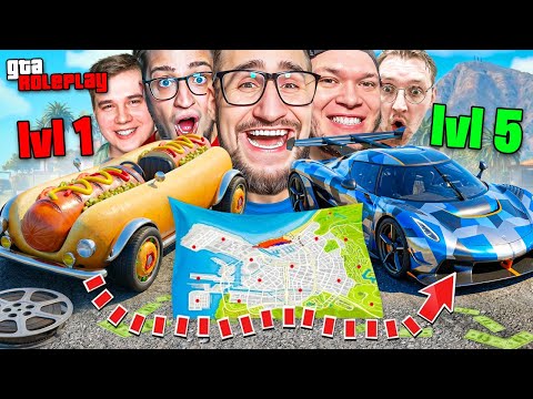 30 МАШИН СПРЯТАНЫ В ГОРОДЕ но ТОЛЬКО 1 УРОВНЯ! НИКТО НЕ НАШЕЛ ЭТИ МАШИНЫ! (GTA 5 RP)