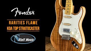 Video thumbnail for Fender Rarities Flame Koa Top Stratocaster - In-Depth Demo by N Stuff Music