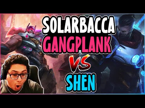 SOLARBACCA Gangplank Vs Shen Top - NA Grandmaster - Patch 14.9