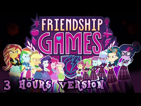 MLP:EQG - "Friendship Games" (3 hours extended version)(HQ)